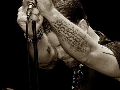 David Cook's tattoo of The Dash poem on his arm, a tribute to his brother Adam